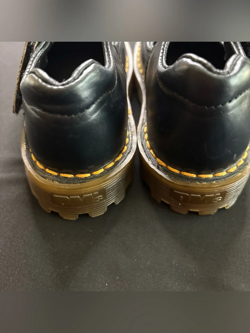 Kids NWO tags  Dr. Martens Mary Jane Shoes Strap Shoes  Black Size US 8 Girls